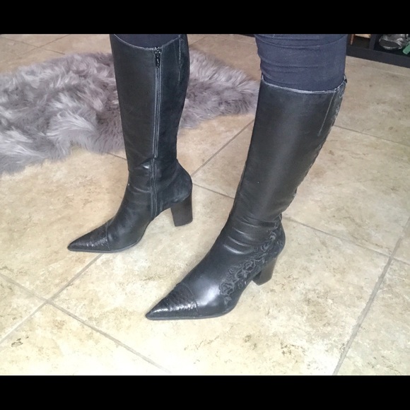 Sesto Meucci knee high leather boots - Picture 4 of 5